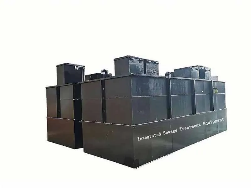 Integrated wastewater treatment equipment